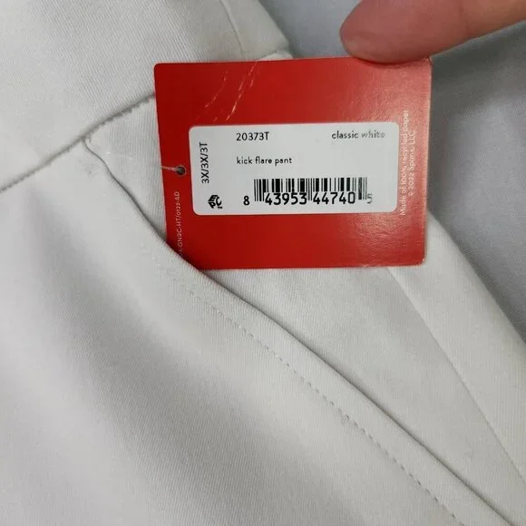 Spanx Flare Pant Stretch Waist Band Body Shaping Silver Lining Plus Size Tall 3X - Picture 9 of 15